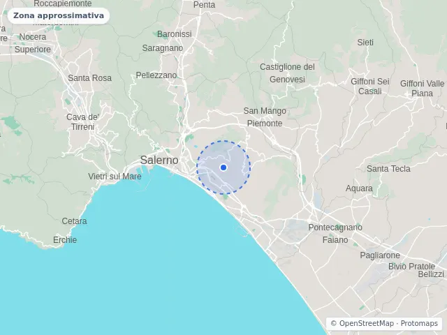 Mappa di Salerno