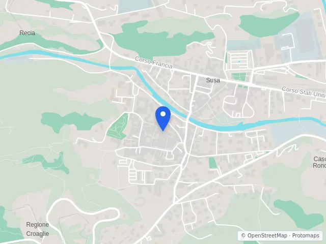 Mappa di Susa, Torino