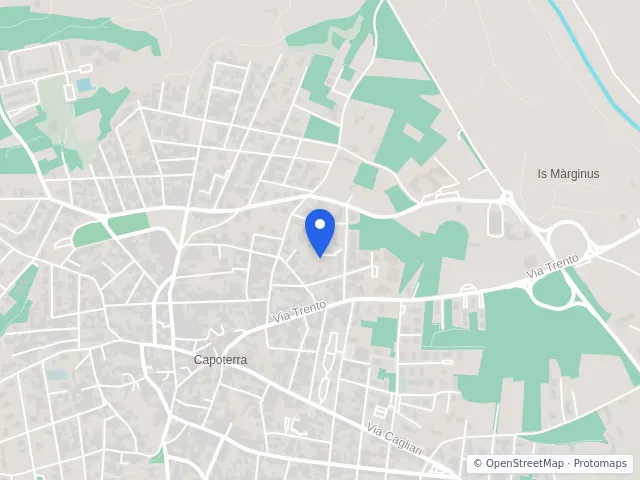 Mappa di Capoterra, Cagliari